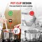 Candy Thermometer with Pot Clip, Instant Read Meat Analog Thermometer with LCD, Cooking Oil Thermometer Deep Frying Thermometer for Candy Maple Syrup Grease Cheese Sugar Brewing Making